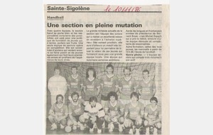 SENIORS GARÇONS 1986